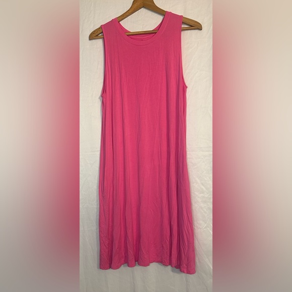 Time and Tru Dresses & Skirts - Time and Tru Women’s Pink Short Sleeve Dress size X-Large (16-18) with Pockets